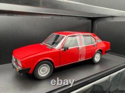 118 Legendary Alfa Romeo Alfetta Berlina 2000L Red Bit Spline Wheels 1978