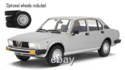 118 Scale Miniature Car Laudo Racing Alfa Romeo Alfetta 2.0 L 1978 Silver