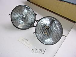 2 Front Carello H1 Headlights, Alfa Romeo Alfetta Maserati, 12V Lamps