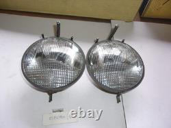 2 Front Carello H1 Headlights, Alfa Romeo Alfetta Maserati, 12V Lamps