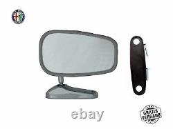 2 Mirror Rearview Mirror Oval Spider Alfa Romeo 105 115 Giulia Alfetta Gt With Kba