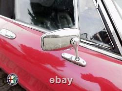 2 Outside Mirror Oval Spider Alfa Romeo 105 115 Giulia Alfetta Gt With Kba