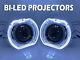 2 X 3 Complete Bi-led Extension Lens Projectors H1 H7 H4 Xenon Halo Cover
