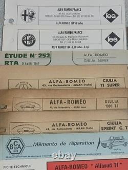 71 Technical Sheet Review Manual Alfa Romeo Alfetta Alfasud 33 75 2000 Giulietta