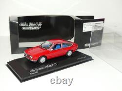 ALFA ROMEO ALFETTA GTV 1976 Red MINICHAMPS 1:43