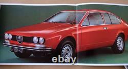 ALFA ROMEO ALFETTA GT Press Dossier Brochure, 9 Photos, Sales Prospectus