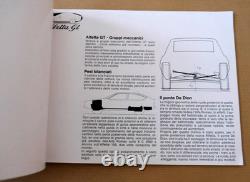 ALFA ROMEO ALFETTA GT Press Dossier Brochure, 9 Photos, Sales Prospectus