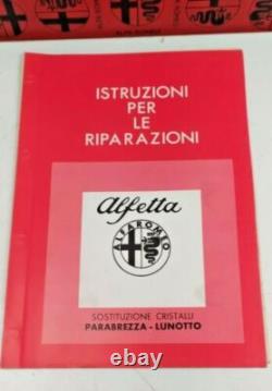 ALFA ROMEO Alfetta Set of 7 Manuals and Technical Specifications