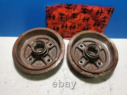 ALFA ROMEO Pair of Brake Drums ALFA 33 75 90 ALFETTA GIULIETTA NEW 6908
