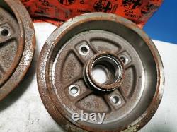 ALFA ROMEO Pair of Brake Drums ALFA 33 75 90 ALFETTA GIULIETTA NEW 6908
