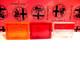 Alfa Romeo Alfetta 1st Series Plastic Rear Light Set Left Altissimo