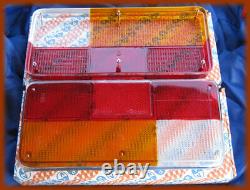 Alfa Romeo Alfetta 2000 Berl Pair Cabochons Rearlights Edge Chromé Glass