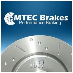Alfa Romeo Alfetta 2.5 GTV6 82-87 Rear Brake Discs Gold Perforated Slotted