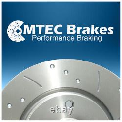 Alfa Romeo Alfetta 2.5 GTV 6 82-87 Rear Brake Discs Gold Perforated Grooved