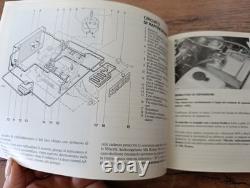 Alfa Romeo Alfetta GTV 2.0 Owner’s and Maintenance Manual, 1980s