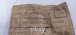 Alfa Romeo Alfetta GT rear window trim profile. L=1090 mm Code 116467510600