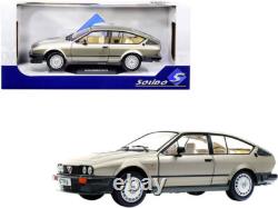 Alfa Romeo Alfetta Gtv 6 2.5 1984 Nickel Silver Metal Solido 1802304 1/18 Gtv6