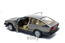 Alfa Romeo Alfetta Gtv 6 2.5 1984 Nickel Silver Metal Solido 1802304 1/18 Gtv6