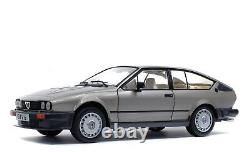 Alfa Romeo Alfetta Gtv 6 2.5 1984 Nickel Silver Metal Solido 1802304 1/18 Gtv6