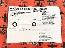 Alfa Romeo Kit Lateral Sticker Alfetta 2.0 Original Box Nos