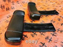 Alfa Romeo Pair Alfetta Head Support Gtv 1.6 1.8 Gt 2000 Leather Black