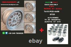 Alfa Romeo Ronal A1 alloy wheels 15 inches 4x98 Alfetta GT GTV 75 90 164 wheels