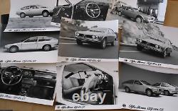 Brochure ALFA ROMEO ALFETTA GT Press Folder Photo Sales Prospect