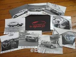 Brochure Prospekt Catalog Press Kit Alfa Romeo Folder Alfetta Italian Gt / En