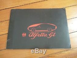 Brochure Prospekt Catalog Press Kit Alfa Romeo Folder Alfetta Italian Gt / En