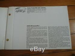 Brochure Prospekt Catalog Press Kit Alfa Romeo Folder Alfetta Italian Gt / En