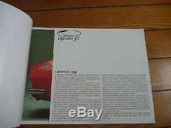 Brochure Prospekt Catalog Press Kit Alfa Romeo Folder Alfetta Italian Gt / En