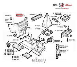Central Radio Console Alfetta GTV (116) A/C Version OEM Ref 60701776