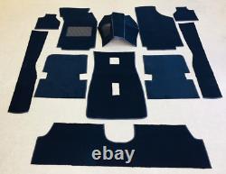 Complete Carpet Set for Alfa Romeo Alfetta GT Dark Blue 1974-1980 11 pieces