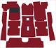 Complete Carpet Set For Alfa Romeo Alfetta Gt Gtv Dark Red 1974-80 11 Pieces