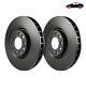 D093 Premium Brake Disc Rotors Ebc For Alfa Romeo 75 90 Alfetta Gtv6 Giulietta