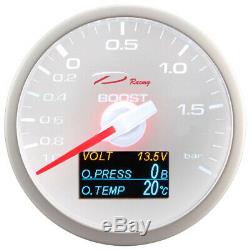 D 4in1 Racing Supercharger View Pressure Temperature Oil Volt