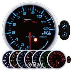 D 52mm Racing Exhaust Gas Temperature Display Instrument Warning Pic