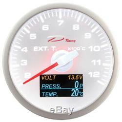 D Racing 4in1 Exhaust Temperature Display On Oil Gas Pressure From