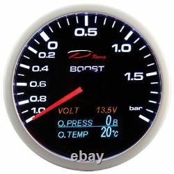 D Racing 4in1 Supercharging Pressure Temperature Display Oil Volt