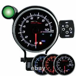 D Racing 95mm Speed Display Instrument Caliber Meter Attention Jdm Pic