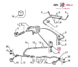 Electro Bomb Headlight Washer Alfa Romeo Alfetta Gtv / 33 / 75 / 164