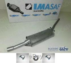 Exhaust Imasaf Medium Pot + Attachments Alfa Romeo Gtv + Alfetta Gt 1.8 + 2.0