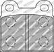 Fcp3h Ferodo Racing Brake Pads For Alfa Romeo Gtv 75 90 Alfetta Sz Rz