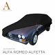 From Tarpaulin Protection Compatible With Alfa Romeo Alfetta Interior To Black