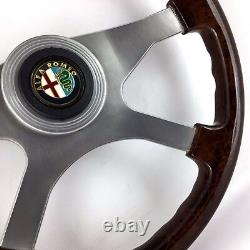 Genuine Atiwe Wood Rims Direction Wheel Alfa Romeo Alfetta Giulietta From 8a