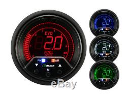 Igauge Evo Premium 60mm Fuel Pressure Gauge Display Press Warn