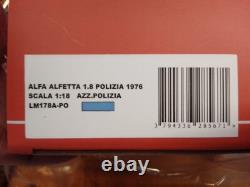 Laudoracing Alfa Romeo Alfetta 1.8 Police 1976 1/18 LM178A-PO
