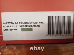 Laudoracing Alfa Romeo Alfetta 1.8 Road Police 1973 1/18 LM178D-PO