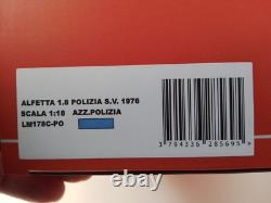 Laudoracing Alfa Romeo Alfetta 1.8 Road Police 1976 1/18 LM178B-PO