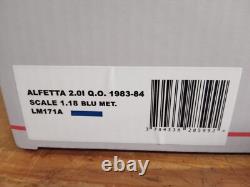 Laudoracing Alfa Romeo Alfetta 2.0I Q. O. Blue Metal. 1983 1984 1/18 LM171A